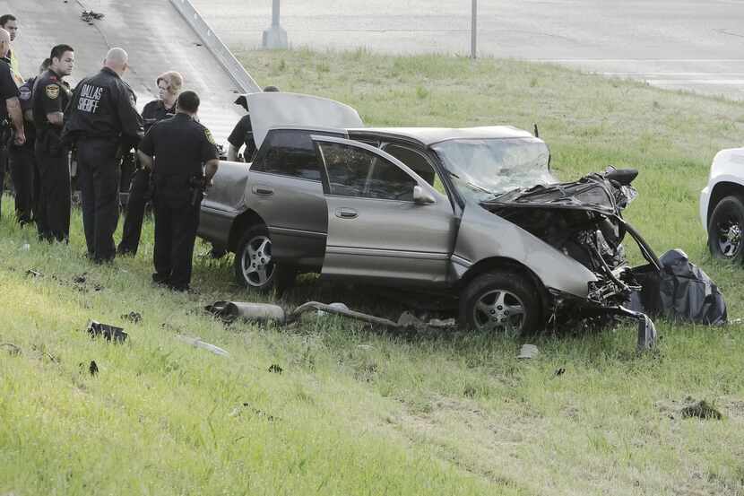  Police are working a fatal crash early Wednesday off Interstate 30 near Carroll Avenue....