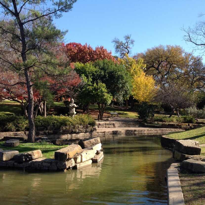 Japanese Garden at Kidd Springs Park in Oak Cliff