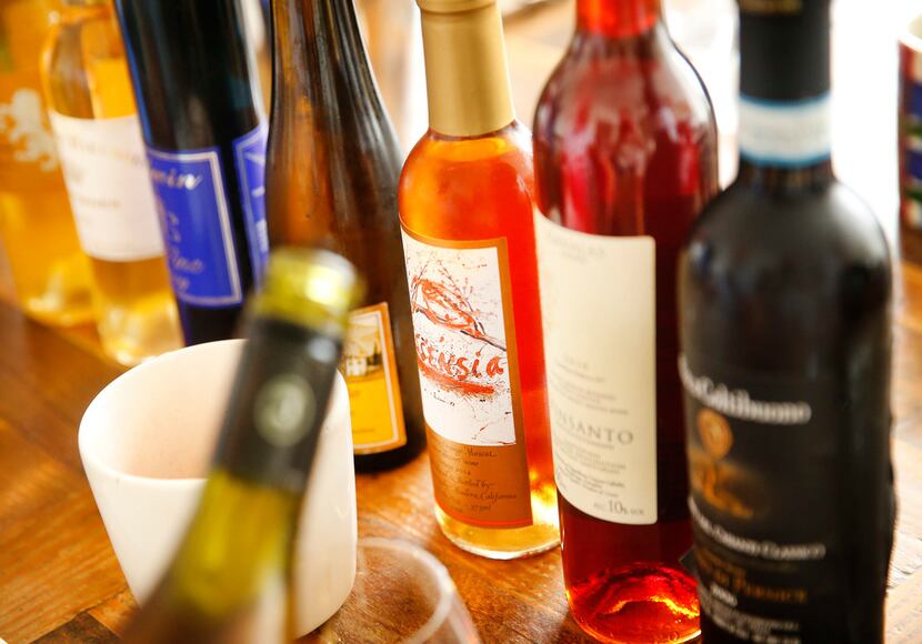 Dessert wines are typically sold in smaller bottles.