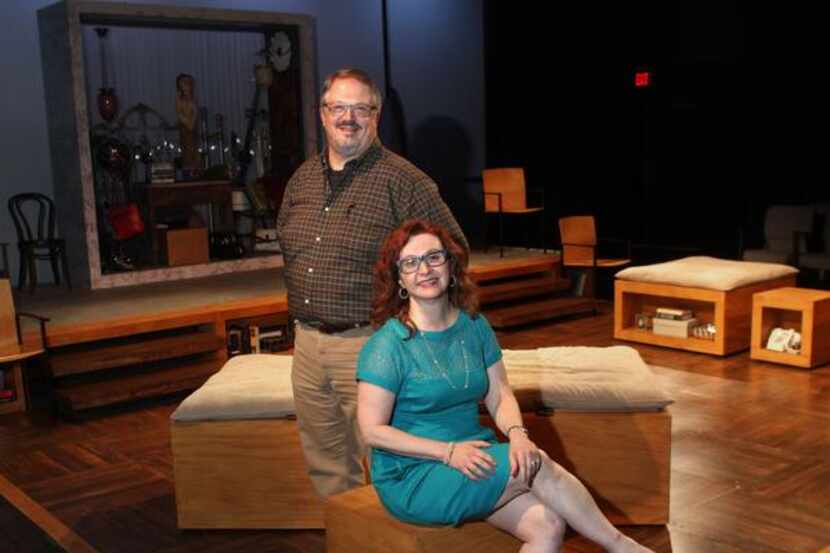 
Harry Parker, chairman of the TCU theater department, and Kathleen Culebro, artistic...