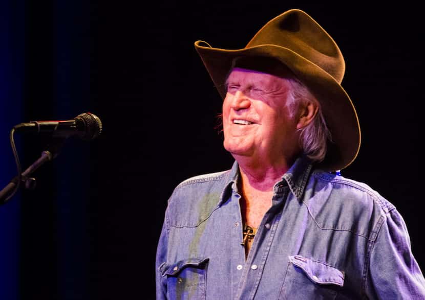 Billy Joe Shaver performs on Jan. 8, 2016, at the Kessler Theater in Dallas.