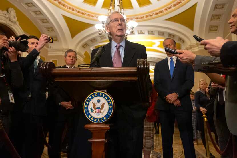 Mitch McConnell of Kentucky  is the longest-serving Senate leader in history. He will step...