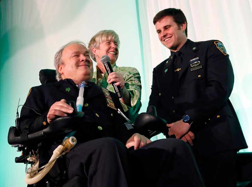 New York City Detective Steven McDonald, his wife, Patti, and their son, Conor, were all...