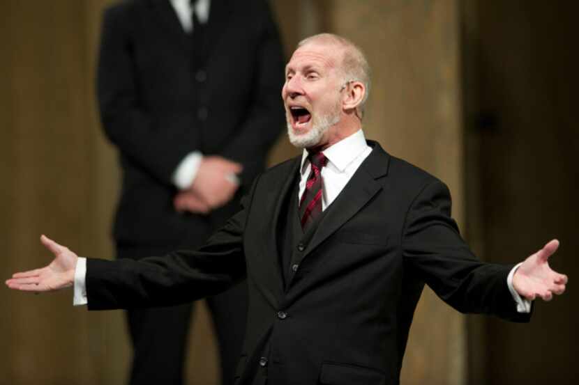 Brian McEleney portrays the aged monarch in Dallas Theater Center’s "King Lear," a...