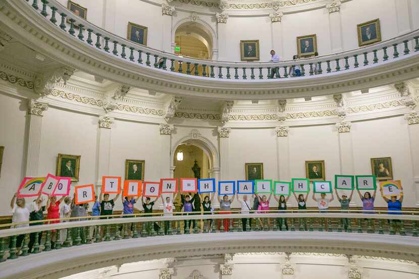 Representatives of the Trust, Respect, Access Coalition gathered in the Texas Capitol...