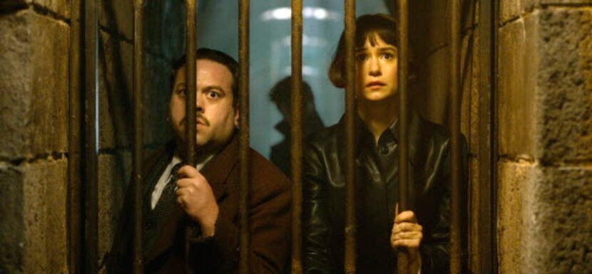 Dan Fogler y Katherine Waterston (Warner Bros. Pictures)