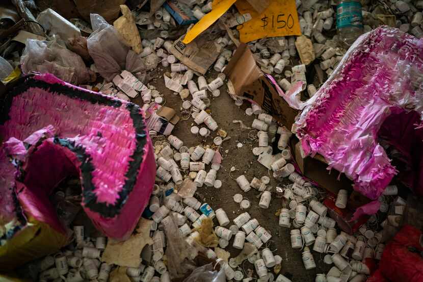 Agents raided a fentanyl lab and warehouse in a piñata store in Tijuana, Mexico, in 2022....