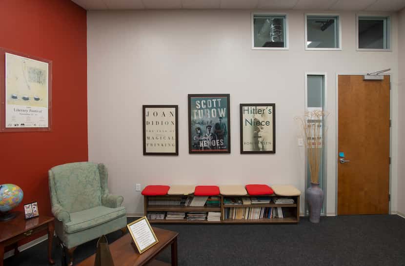 The Writer's Garret's space in the Metropolitan Press building in Dallas. 