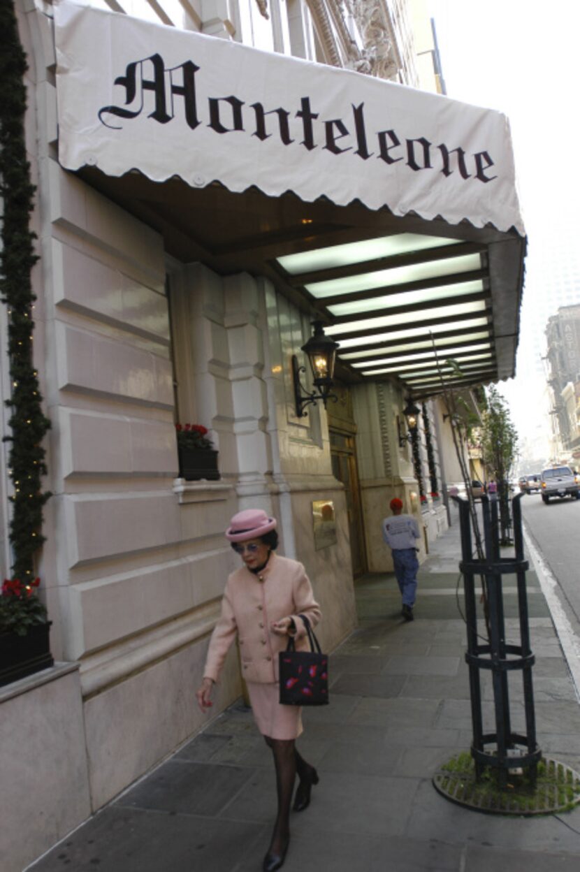 The Monteleone Hotel is open for tourists in New Orleans, Monday, January, 2, 2006.