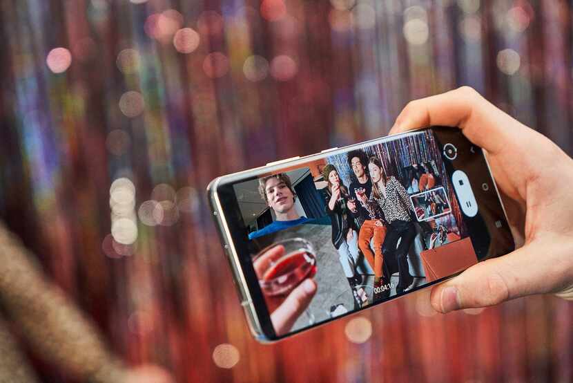 Director mode on the Samsung Galaxy S21 Ultra 5G shows three camera views and lets you...
