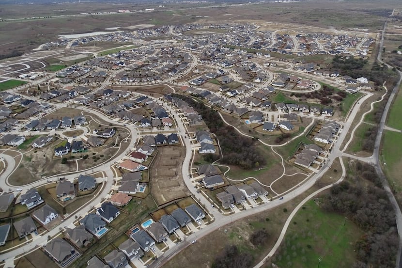 The Walsh community about 12 minutes west of downtown Fort Worth will eventually include up...