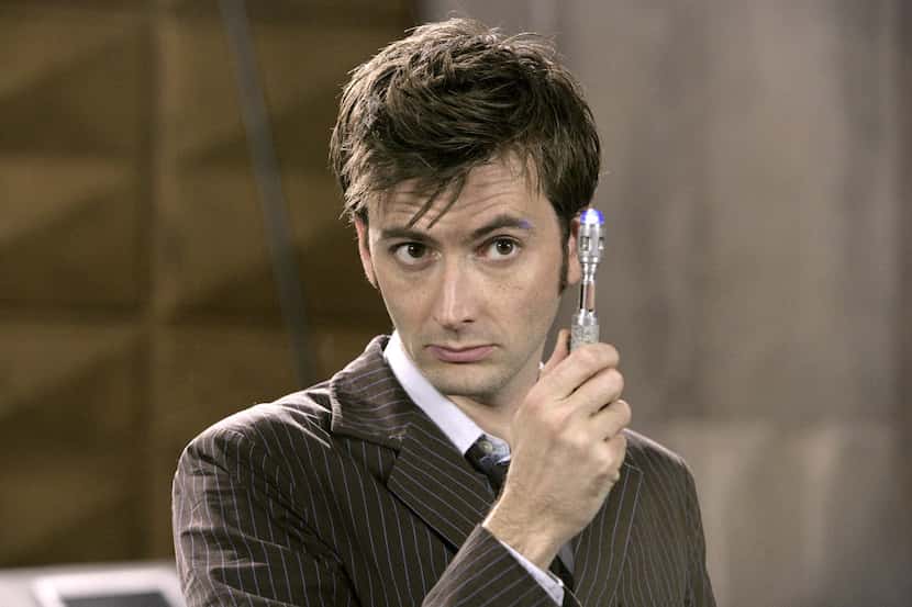 In an undated handout photo, David Tennant in an episode of "Doctor Who."