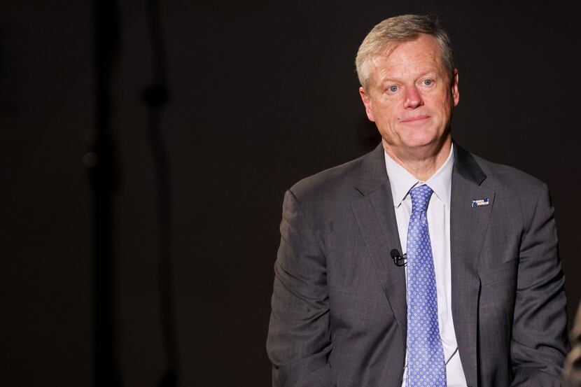 NCAA president Charlie Baker sits for an interview in the gym of Nash-Davis Recreation...