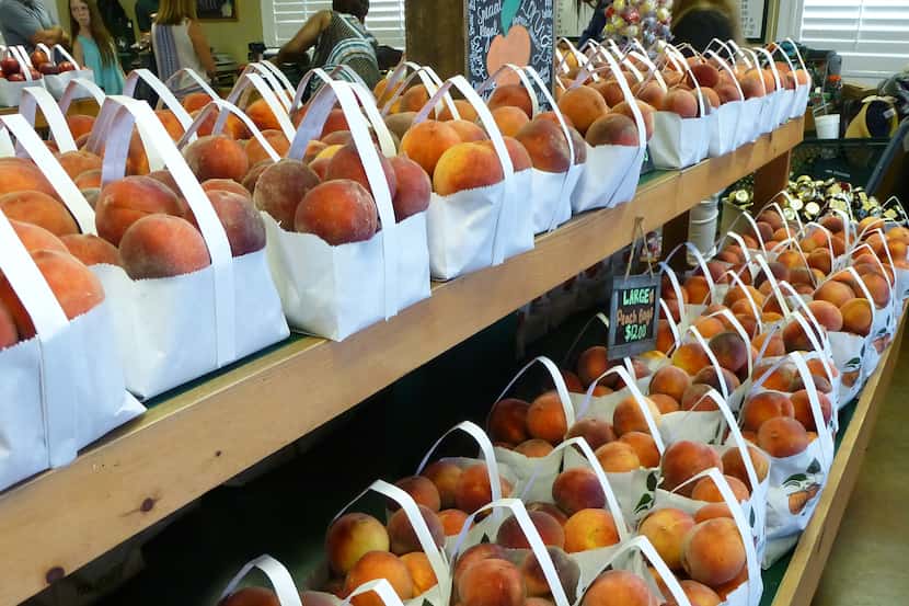 Peaches, peaches, peaches are the core of Ham Orchards' business.