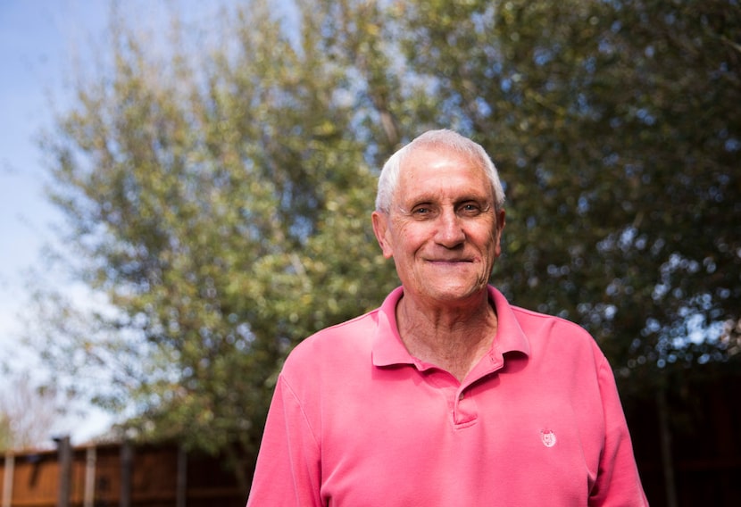 Former Dallas Tornado soccer player Bobby Moffat at his home in Collin County