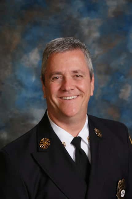 Mark E. Lee, who will be Garland's new fire chief.
