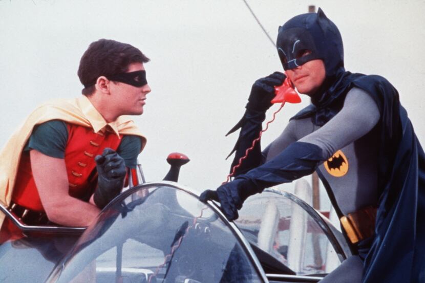 Burt Ward (left) and Adam West star as Robin and Batman in BATMAN - THE MOVIE