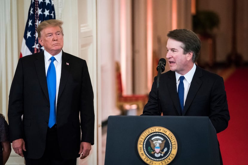 Federal Judge Brett M. Kavanaugh was introduced as President Trump's nominee for Supreme...