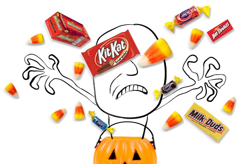 Candy corn. Hot Tamales. Milk Duds. Eww! They're the worst Halloween candies out there.