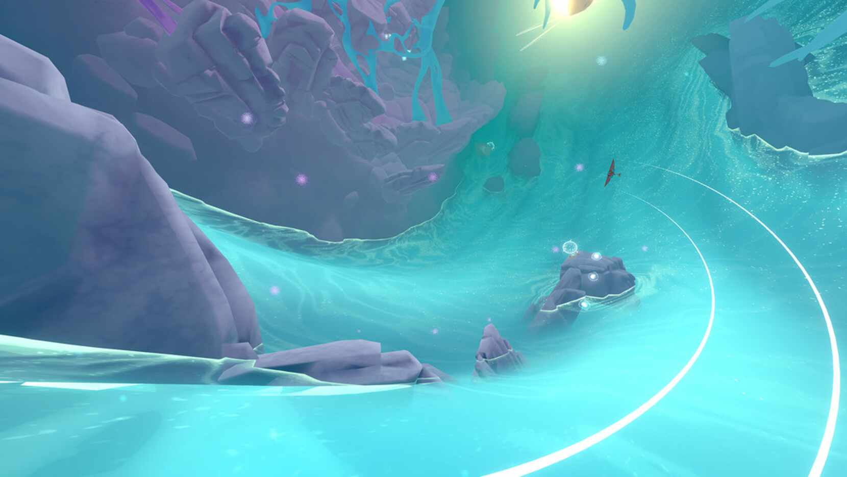 A screenshot from InnerSpace, developed in the Dallas area by PolyKnight Games.