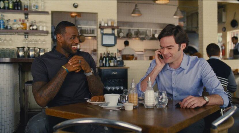 LeBron James and Bill Hader in "Trainwreck." (Universal Pictures)