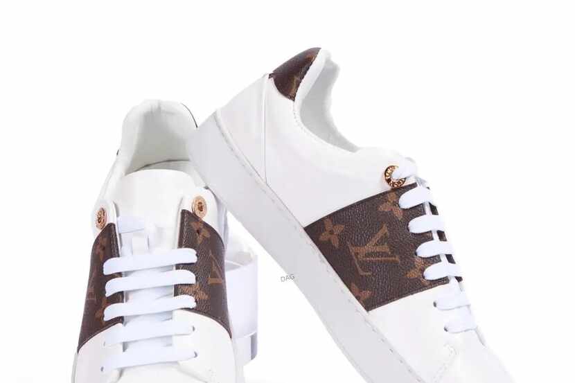 Louis Vuitton sneakers, European size 40 new and still in the original box, are an example...