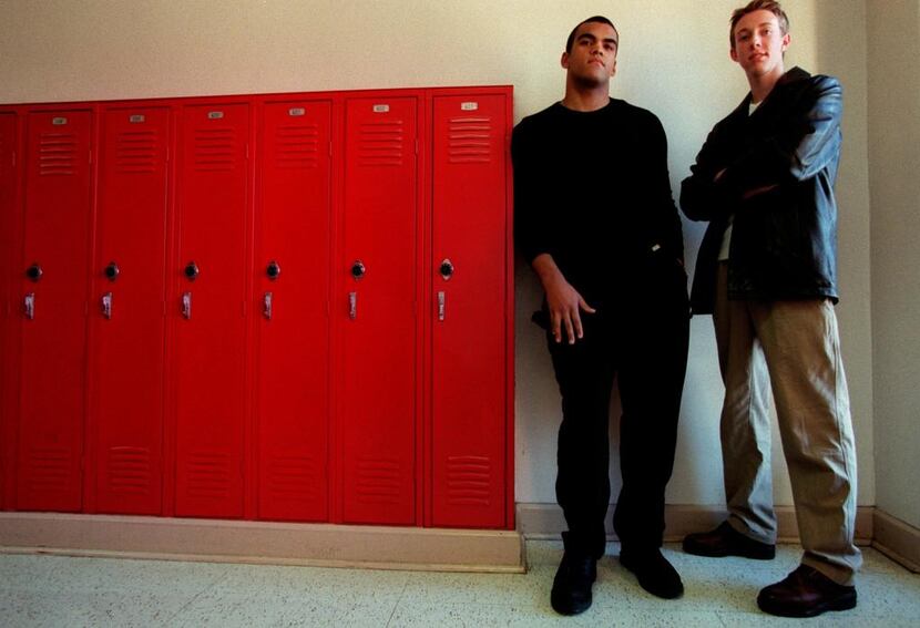 Colin Allred (left) and Alan Ricks were elected as Hillcrest High's 2001 senior class...