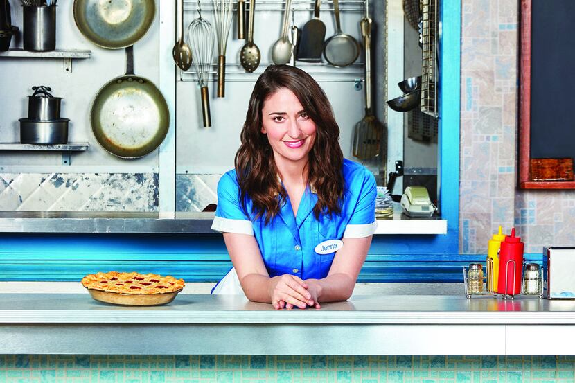 Sara Bareilles, who composed the score for Waitress, in the lead role of Jenna on Broadway....