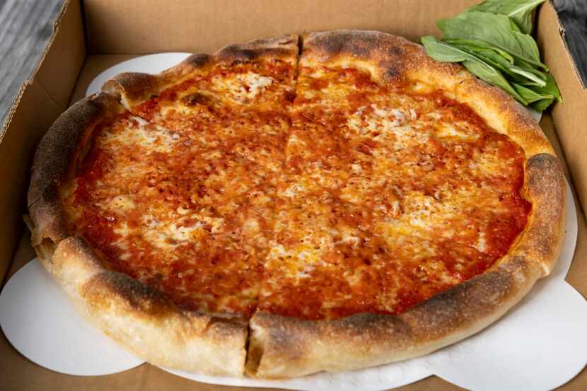 The cheese pizza at Nice Pizza in Fort Worth is owner Peter Cho's favorite.