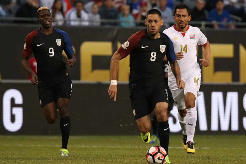 USA's Clint Dempsey controls the ball during the Copa America Centenario football tournament...