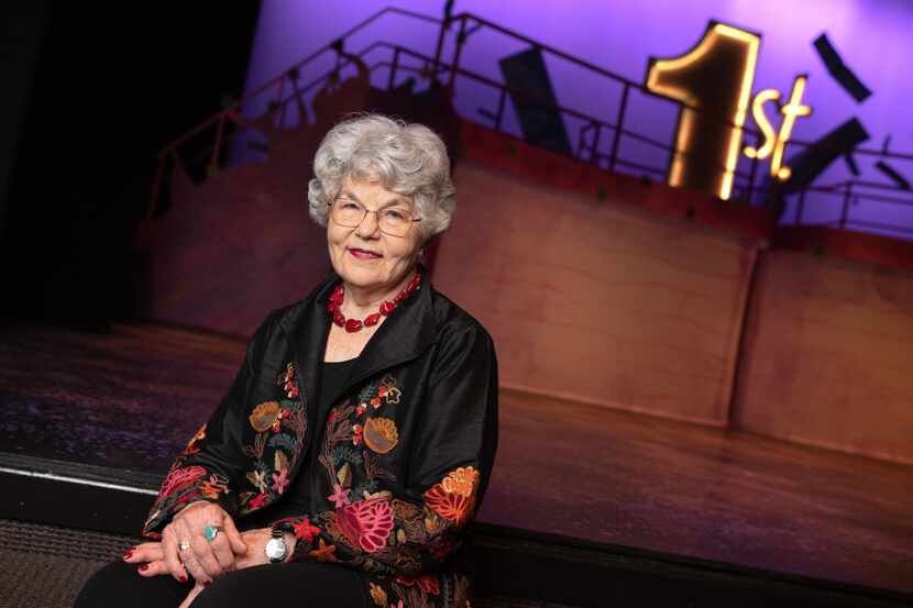 Robyn Flatt, co-founder of the Dallas Children's Theater, shown inside the Baker Theater...