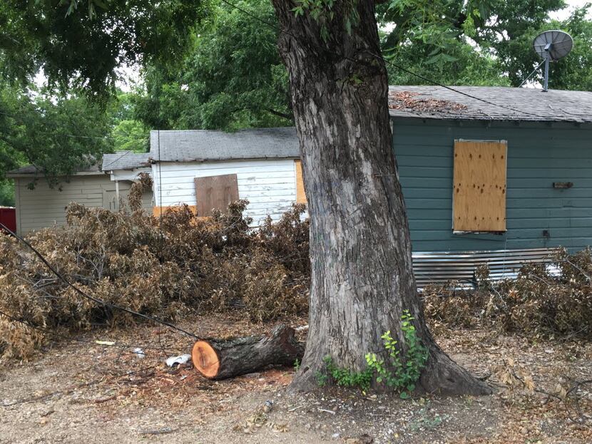 A row of bungalows on Clarendon Drive are in disrepair and have landed on the August 10...