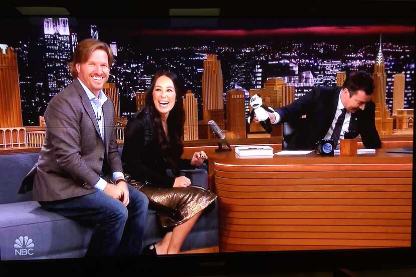 Chip and Joanna Gaines appeared on The Tonight Show with Jimmy Fallon on Friday, Nov. 9, 2018. 