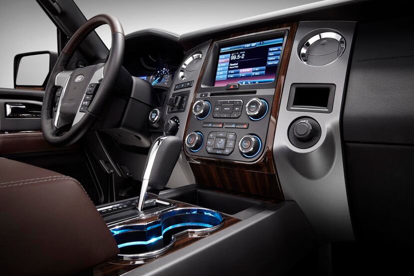 
Ford upgraded the interior of the 2015 Expedition, though it still lacks a near-luxury feel.
