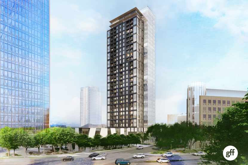 The 30-floor high-rise is planned on Maple Avenue near the Crescent.
