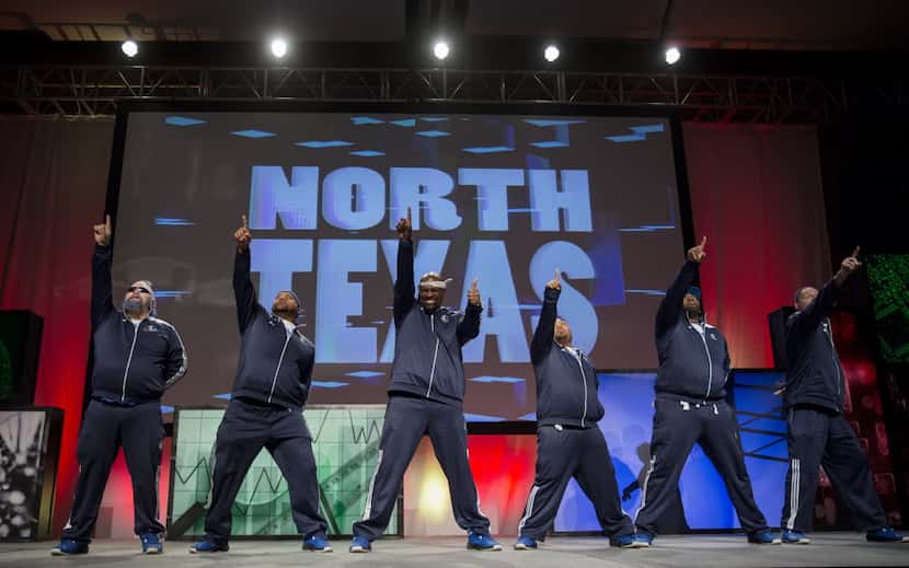  Mavs Maniacs perform at Irving Convention Center. (Photo by G. J. McCarthy/Dallas Morning...