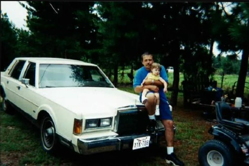 An undated family photo of Robert Roberson III with his daughter Nikki. Roberson is...