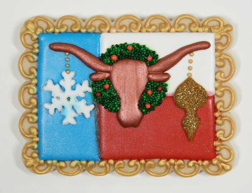 Suzanne Whitbourne, who earned third place in the Texas category for her Merry Tex-mas Sugar...
