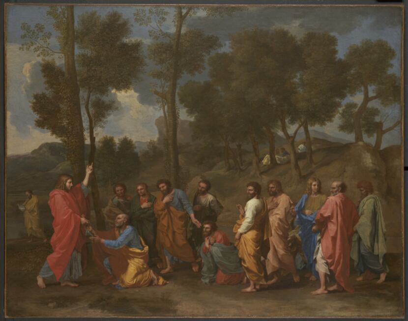 Nicolas Poussin, French (1594–1665)

The Sacrament of Ordination (Christ Presenting the Keys...