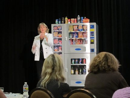 The last photo taken before The Watchdog was tossed out of a vending machine seminar. The...