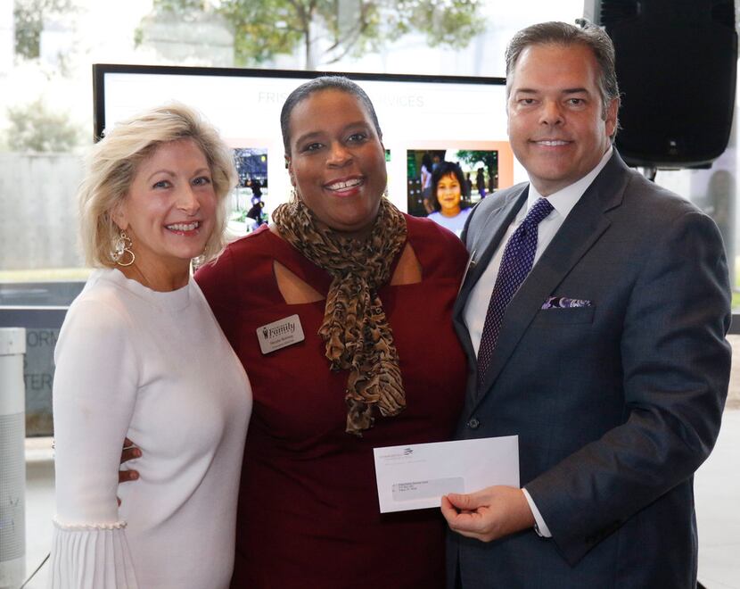 Camille Grimes, executive director, The Dallas Morning News Charities, from left, Nicole...