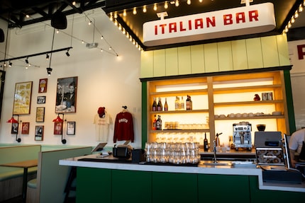 The interior of the new Lakewood Italian restaurant Due' Cucina shows a spruced-up space...