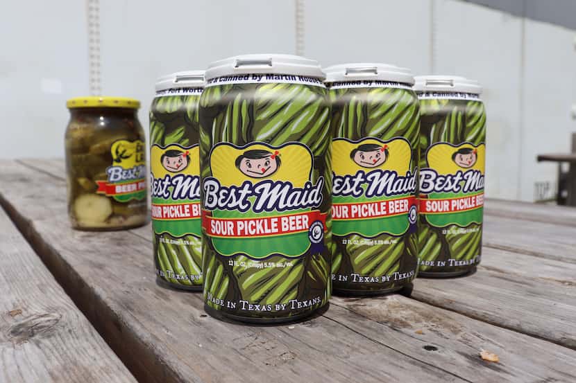 What's the dill with pickle beer? Martin House Brewing Co. teamed up with Best Maid Pickles...