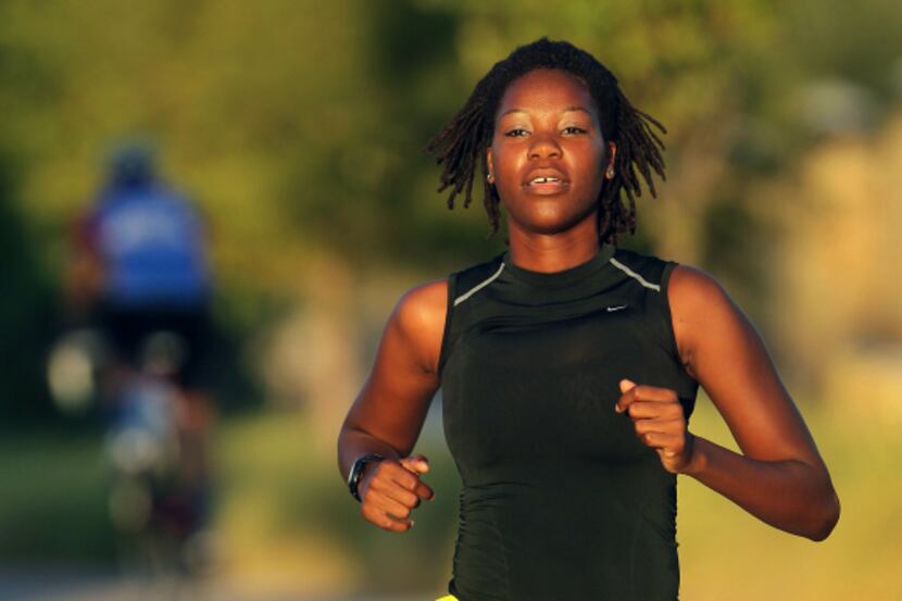 Monisha Randolph runs for reasons beyond her health.