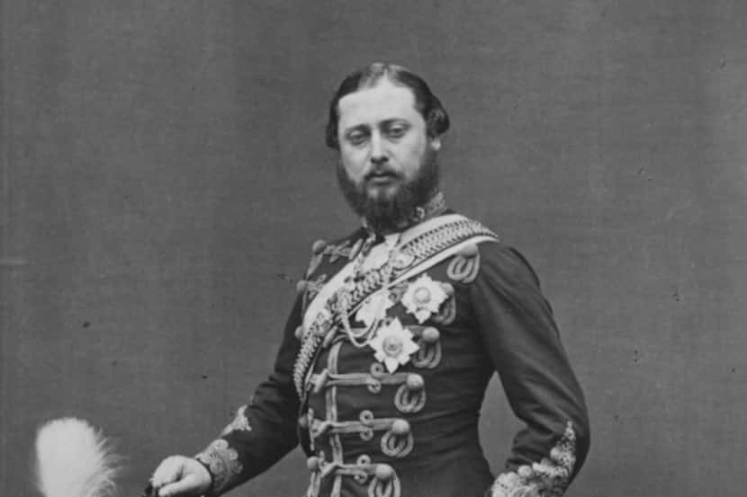 Edward VII, the Prince of Wales, circa 1867, was known for his womanizing and gambling.