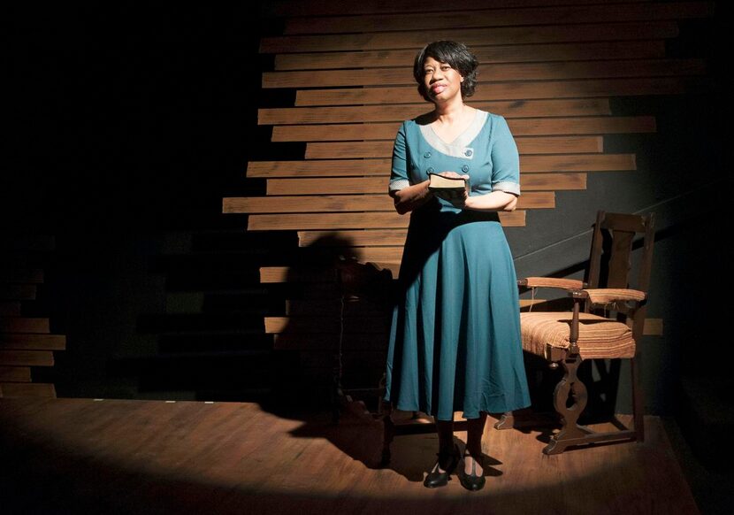 
Regina Washington (Nurse Evers) performs a scene from “Miss Evers’ Boys” during a rehearsal...