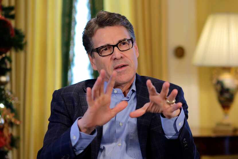 "America is longing for a very positive vision for this country," Texas Gov. Rick Perry...