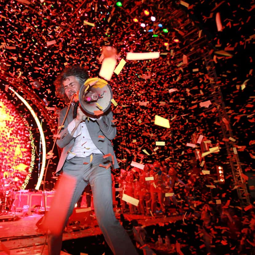 The Flaming Lips perform in Denton in  2010. 