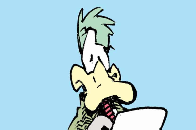 Screen capture of "Mallard Fillmore" comic panel