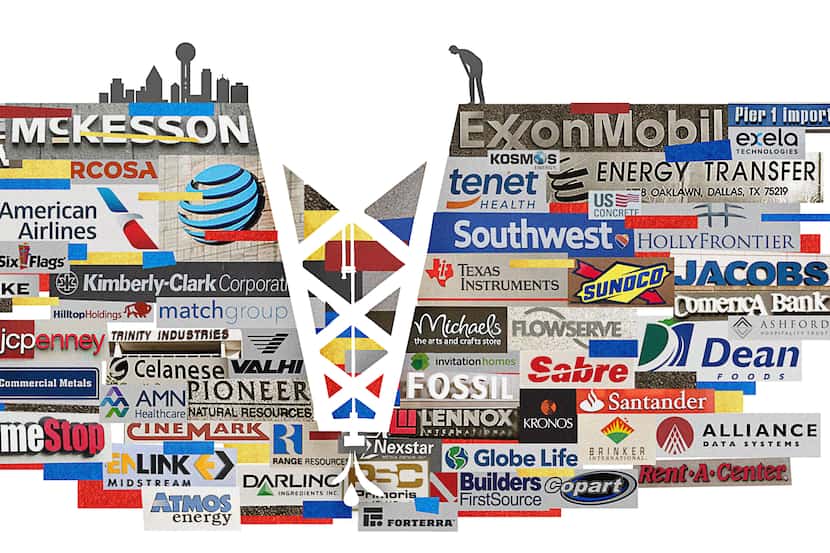 Big oil's downturn could result in a new leader next year in Dallas-Fort Worth's ranking of...